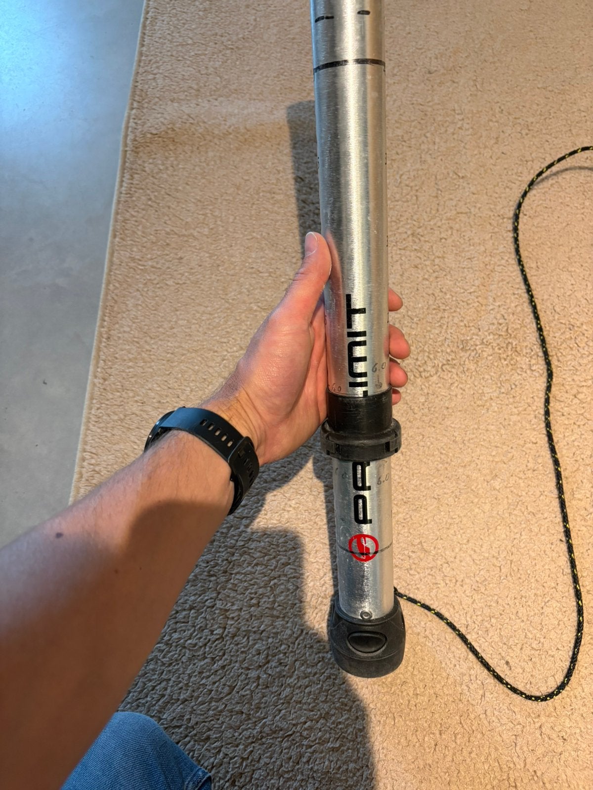 Prolimit mastvoetverlenger 45cm, Watersport en Boten, Windsurfen, Ophalen, Zo goed als nieuw, Prolimit, Mast