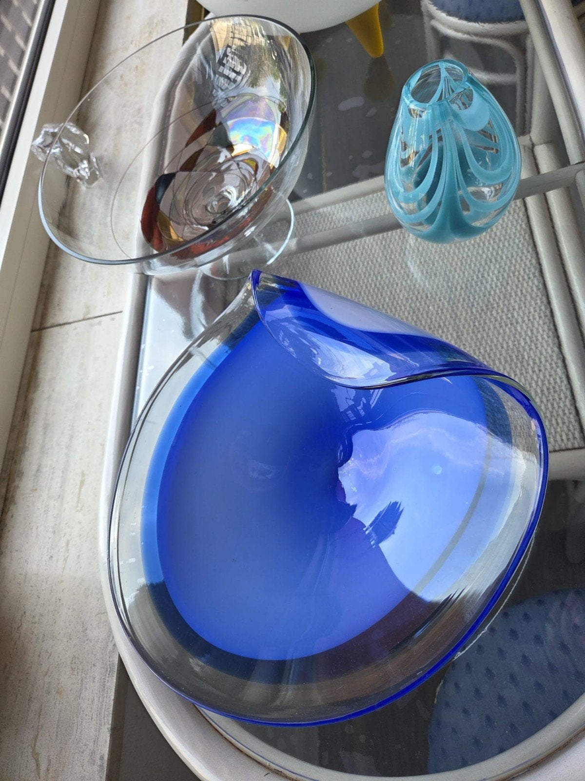 Murano glas, Ophalen, Glas