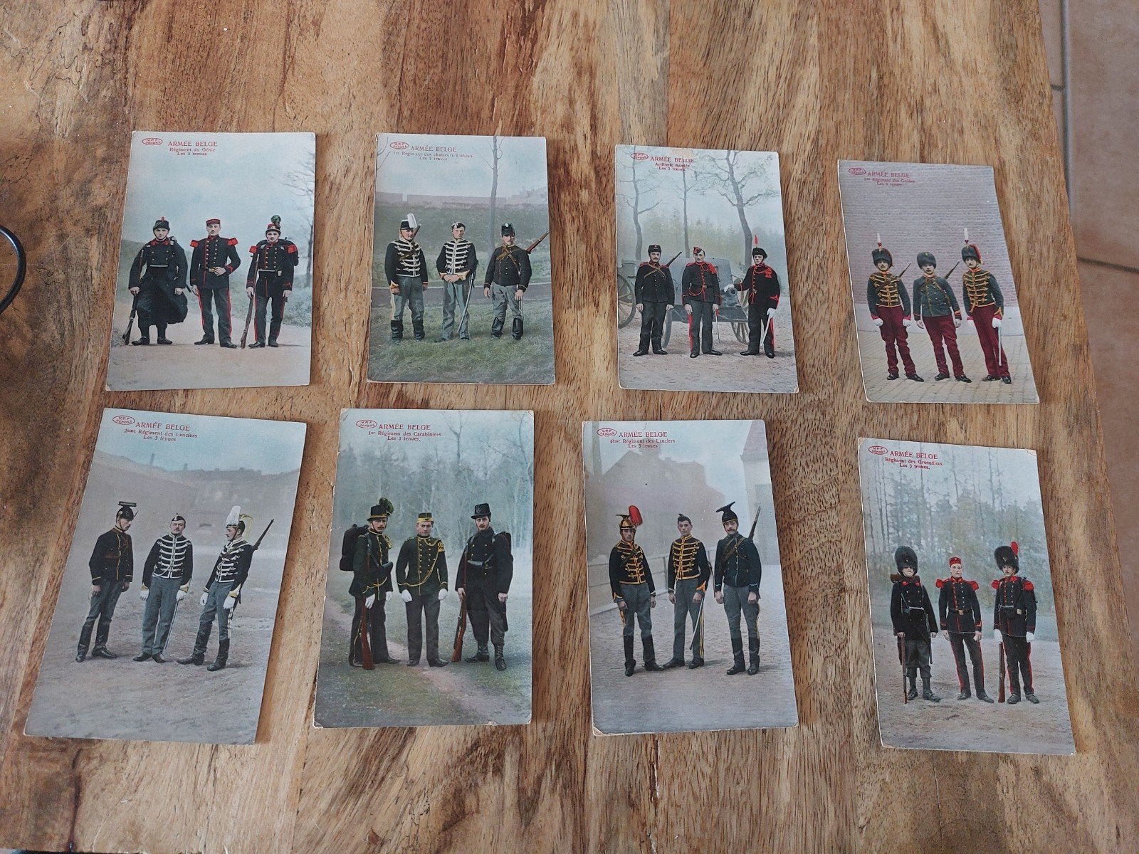 carte postale ancienne Armée Belge, Collections, Enlèvement