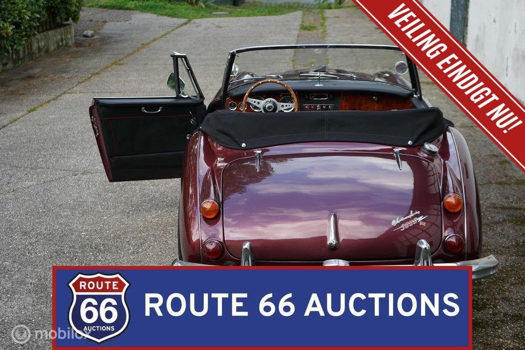 Austin-Healey 3000 MK3 | 1967 | Route 66 Auctions, Austin, Zwart, Bedrijf, Handgeschakeld