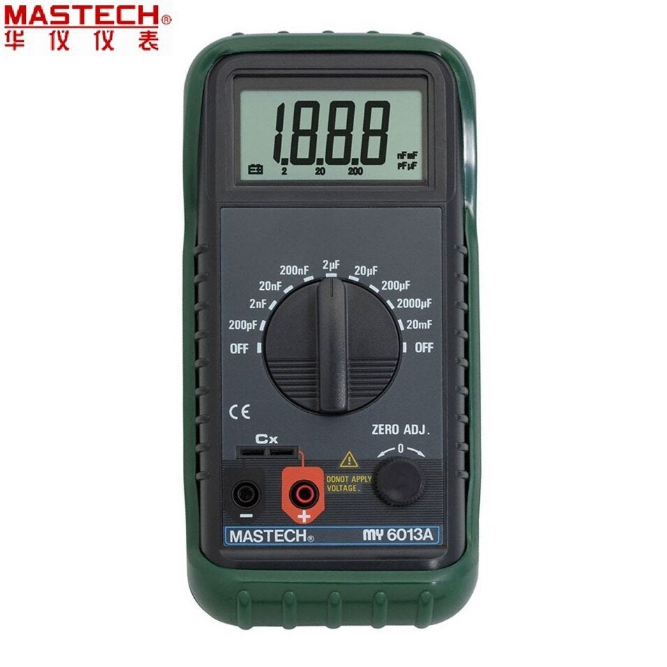condensatortester, Ophalen