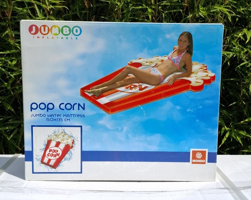 Matelas gonflable Pop Corn / 150*135cm / NEUF / 25€, Enlèvement, Neuf, Autres types