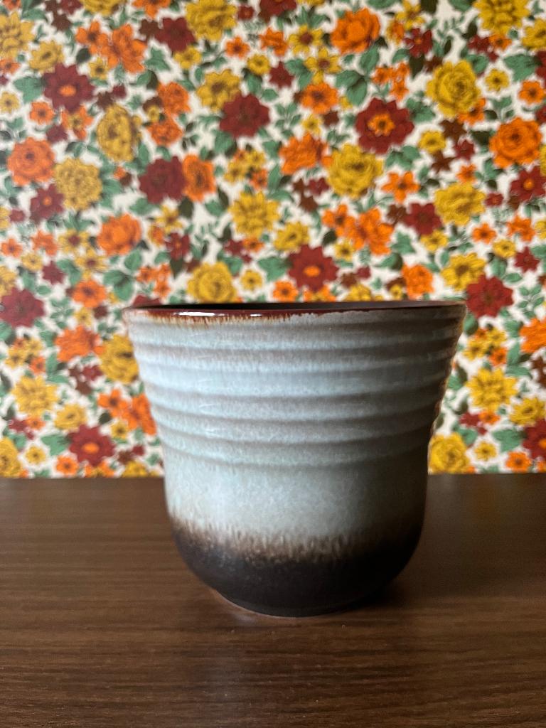 Vintage bloempot, Ophalen, Gebruikt, Rond, Balkon