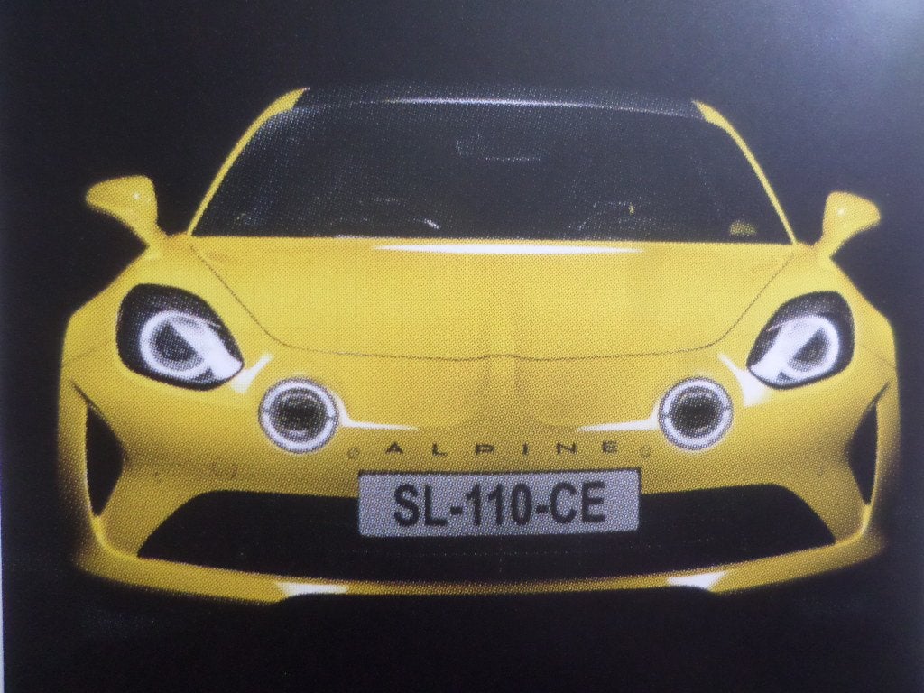 Renault Alpine A110 Color Edition Brochure, Ophalen of Verzenden, Renault