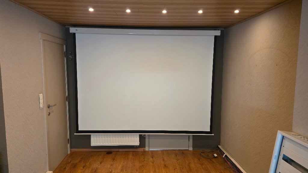 2,5 meter handmatig rolscherm voor projector, TV, Hi-fi & Vidéo, Accessoires pour projecteurs, Enlèvement, Comme neuf