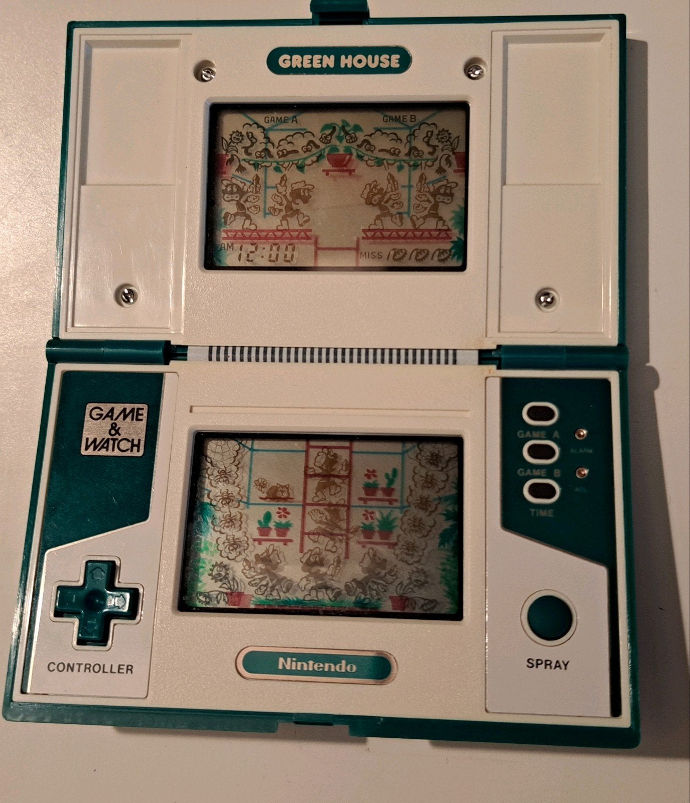 Green House Nintendo Game & Watch in zeer goede staat, Games en Spelcomputers, Ophalen of Verzenden, Zo goed als nieuw