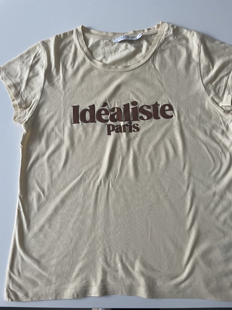 Gele t-shirt van COSTES maat M, in perfecte staat, Maat 38/40 (M), Geel, Ophalen of Verzenden, Zo goed als nieuw