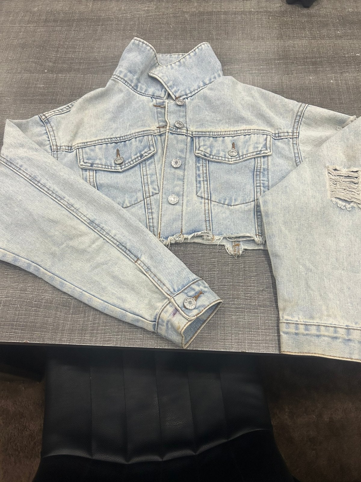 Jeans jacket, Kleding | Dames, Ophalen, Zo goed als nieuw
