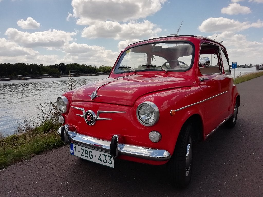 Seat 600 D Cabriolet 1966, Auto's, Oldtimers, 4 zetels, Cabriolet, Alcantara, Handgeschakeld