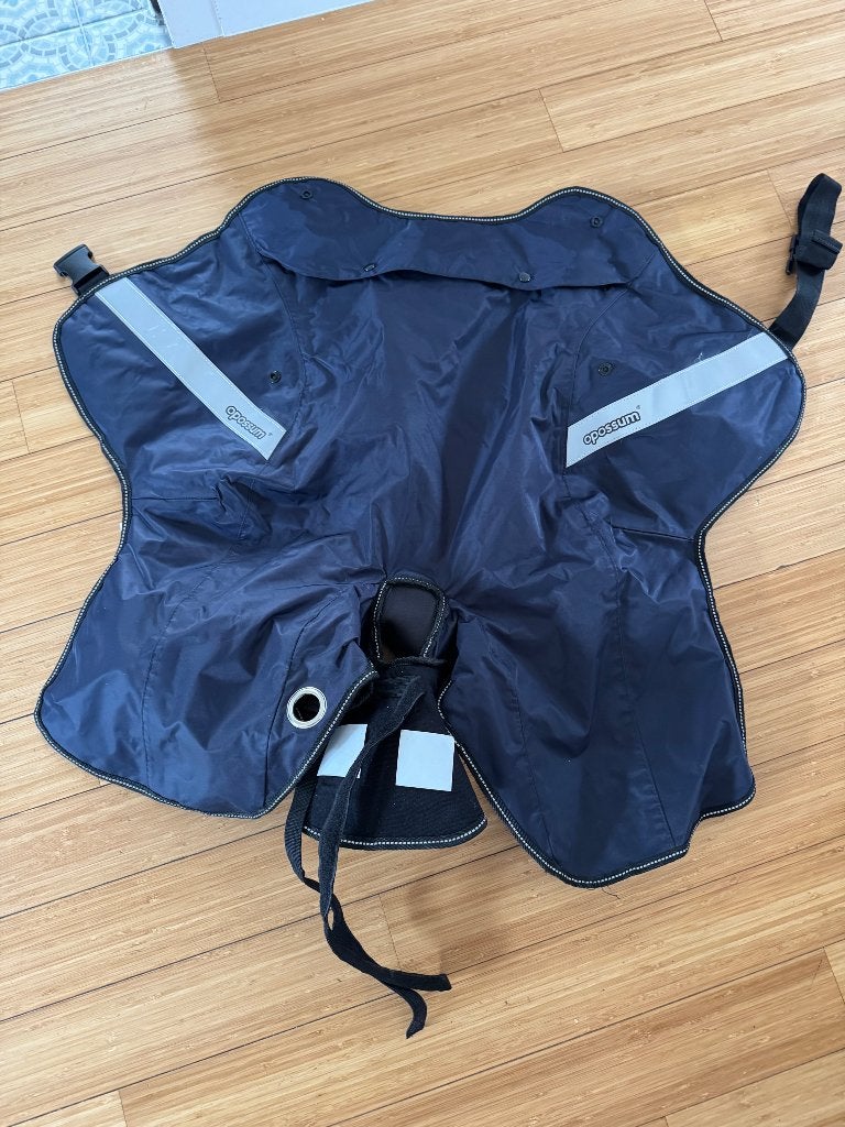 COQUE THERMIQUE VÉLO OPOSSUM SUR SIÈGE, Vélos & Vélomoteurs, Enlèvement ou Envoi, Comme neuf