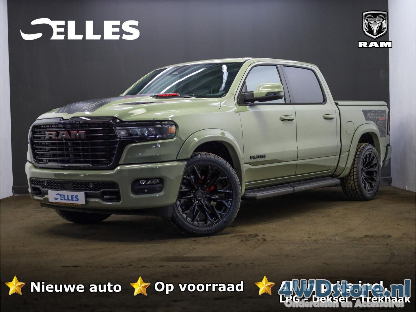Dodge Ram 1500 2025 3.0L HURRICANE LARAMIE Night | BPM VRIJ, Achat, Electronic Stability Program (ESP), Automatique, LPG