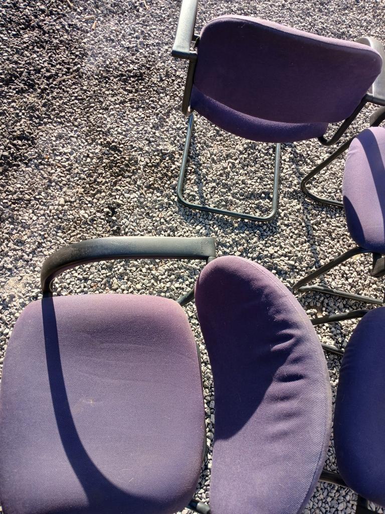 8 chaises de bureau/ salle d'attente / réunion / siege visit, Huis en Inrichting, Bureaustoelen, Ophalen