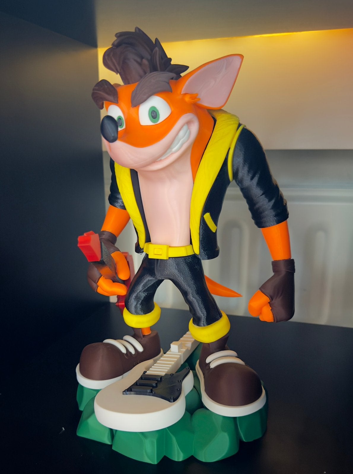 crash bandicoot rock star action figure, Consoles de jeu & Jeux vidéo, Enlèvement ou Envoi, Comme neuf