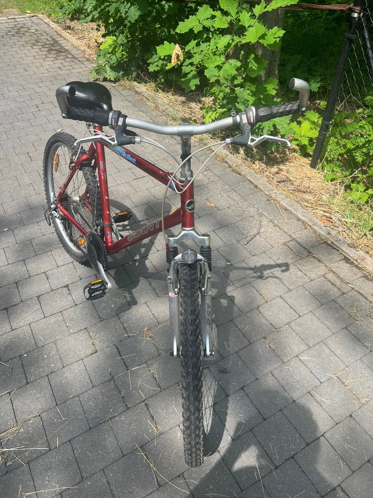 Mountainbike, Fietsen en Brommers, Fietsen | Heren | Herenfietsen, Gebruikt, Giant, Versnellingen, Velgrem, Ophalen
