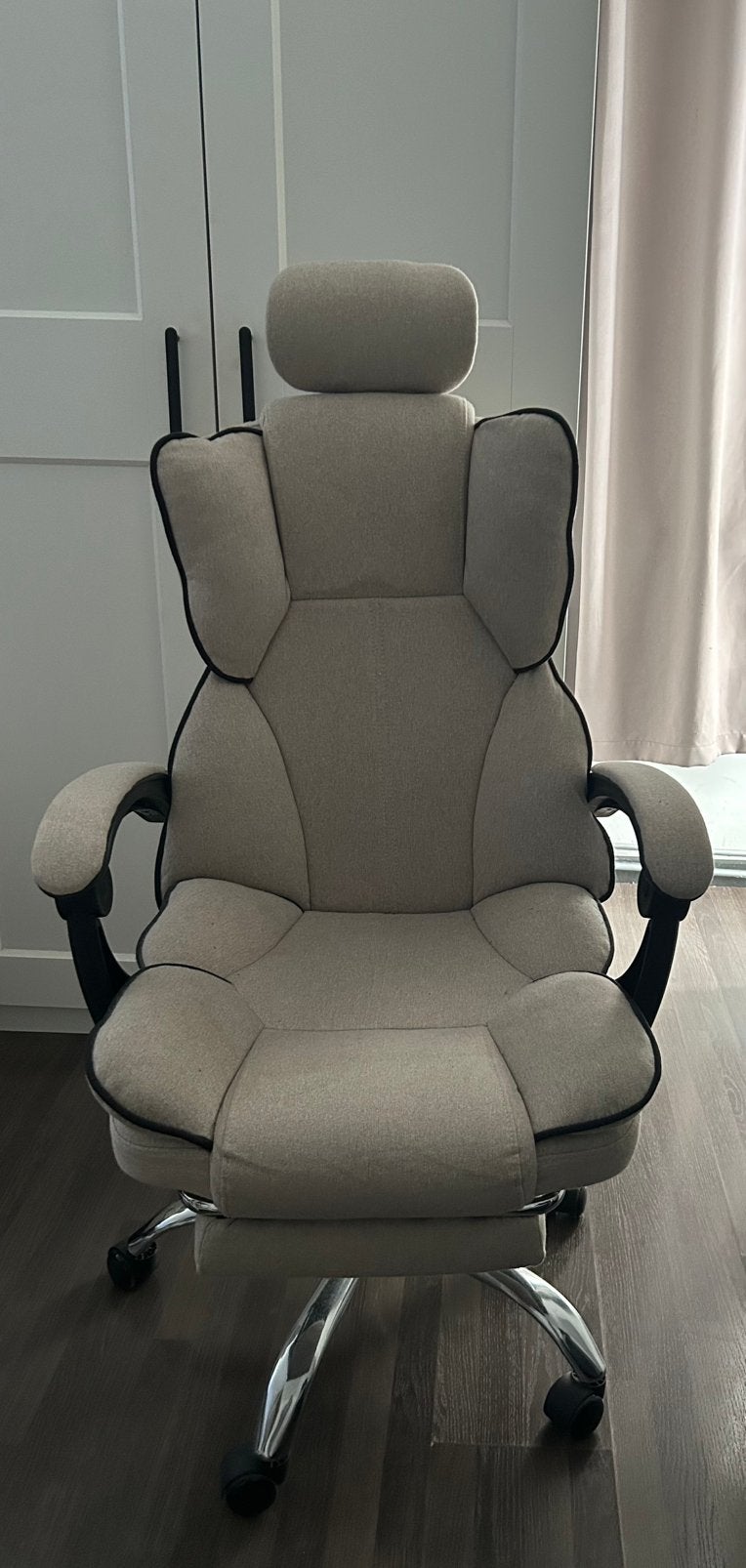 Chaise de bureau ML-Design, Enlèvement, Comme neuf, Beige, Chaise de bureau