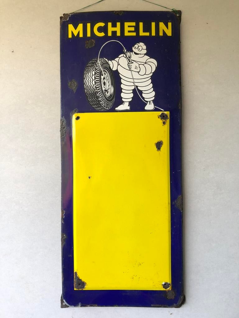 Plaque émaillée Michelin, Antiquités & Art, Enlèvement