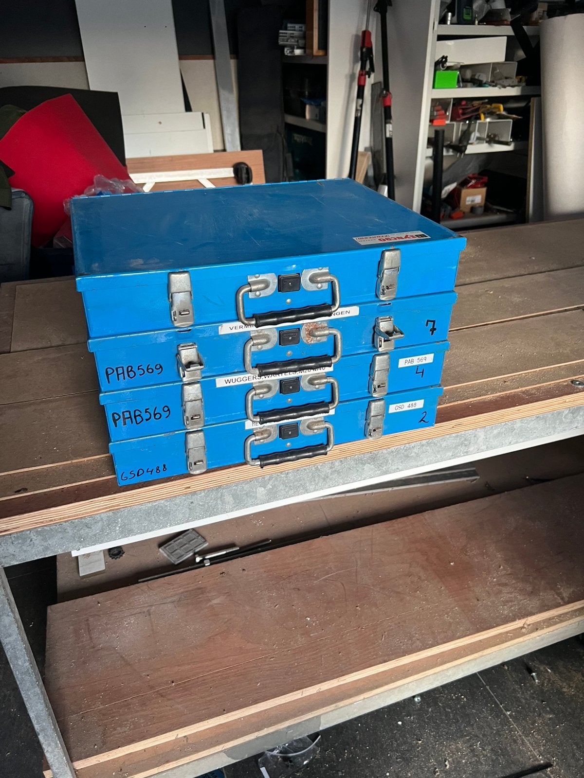 Sorteerkoffer, Doe-het-zelf en Bouw, Ophalen, Gebruikt