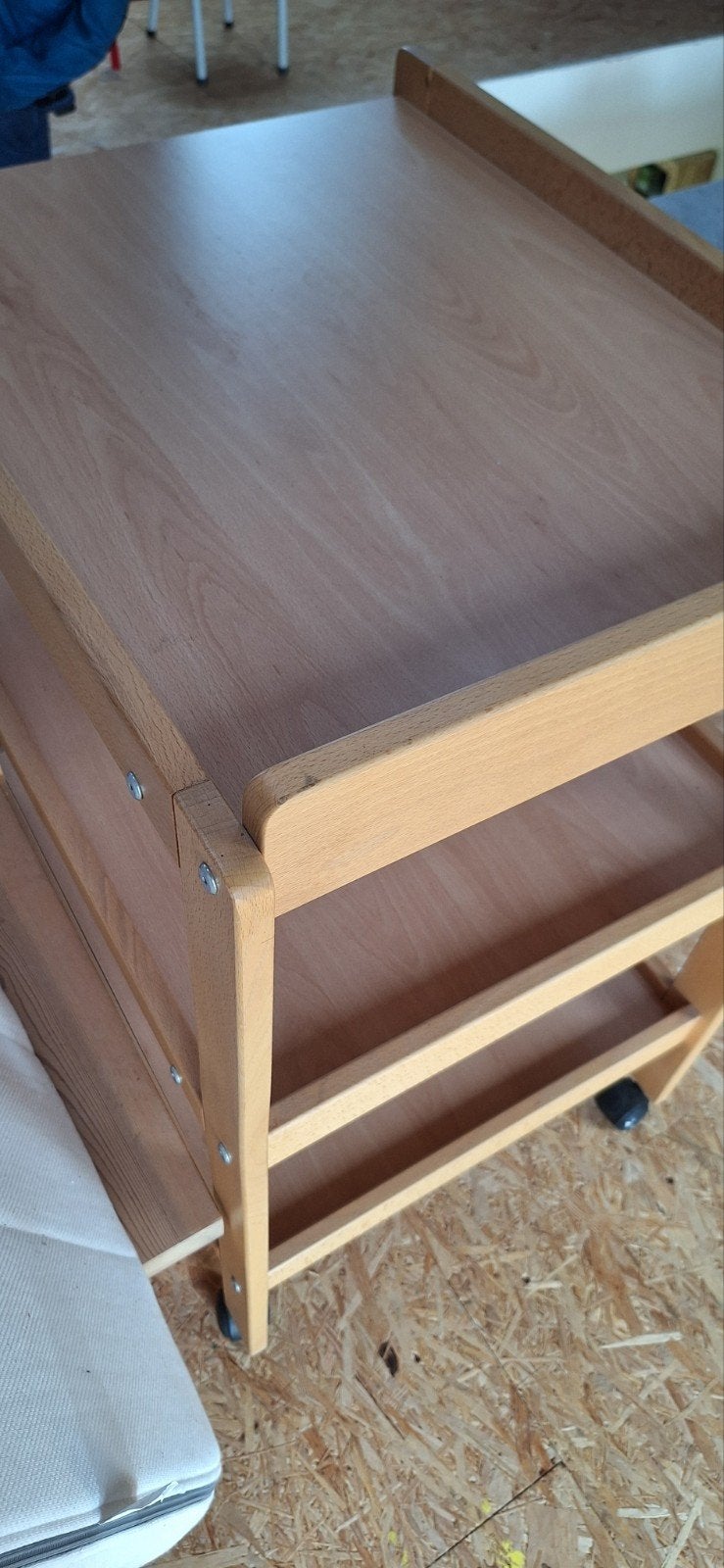 Verzorging tafel baby, Ophalen