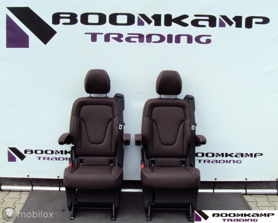 MB V-klasse klikstoelen / stoelen / stoel bruin leder, Neuf, Enlèvement ou Envoi, Mercedes-Benz, Mercedes-Benz