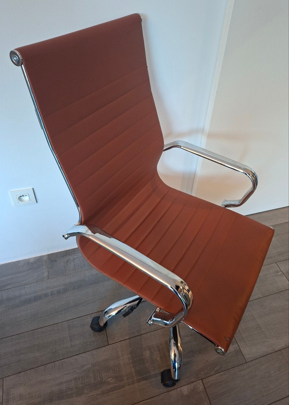 Bureaustoel cognac, Huis en Inrichting, Bureaustoelen, Ophalen, Bureaustoel