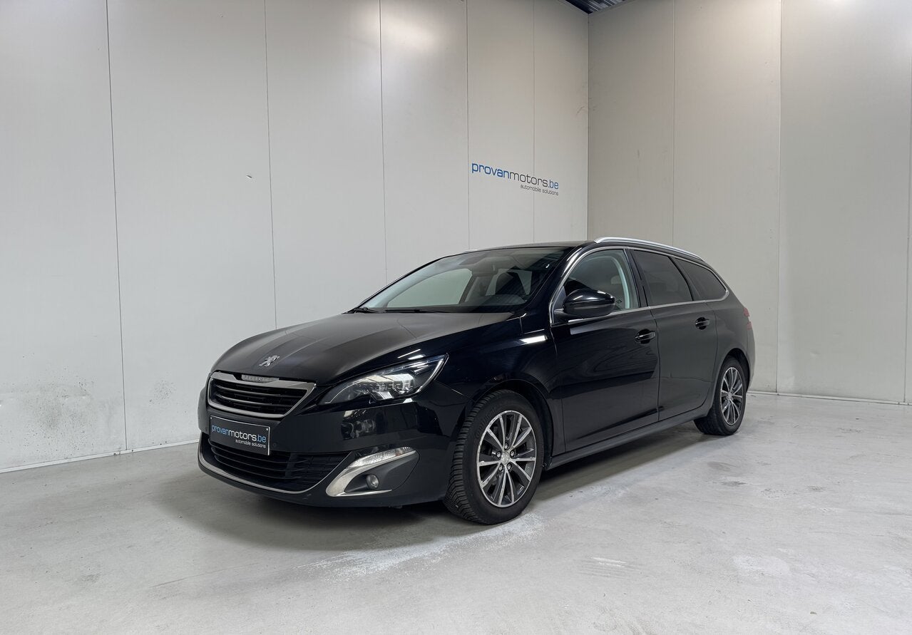 Peugeot 308 SW 1.6D  Man. - GPS - Airco - Goede Staat!, 0 kg, 4 deurs, 4 cilinders, Zwart