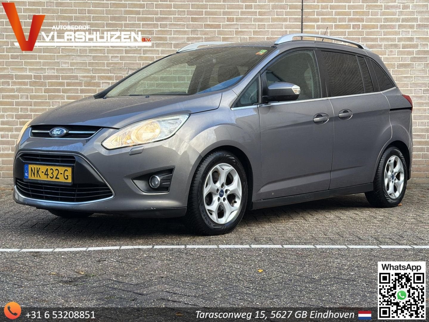 Ford Grand C-Max 1.6 TDCi Titanium | Climate | Navi | Trekha, Auto's, Bruin, 124 g/km, Bedrijf, Grand C-Max