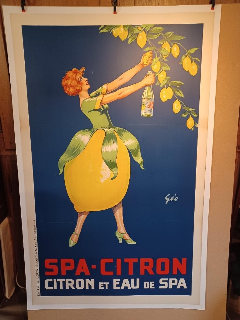 affiche, Verzamelen, Posters, Deurposter of groter, Ophalen of Verzenden, Reclame, Rechthoekig Staand