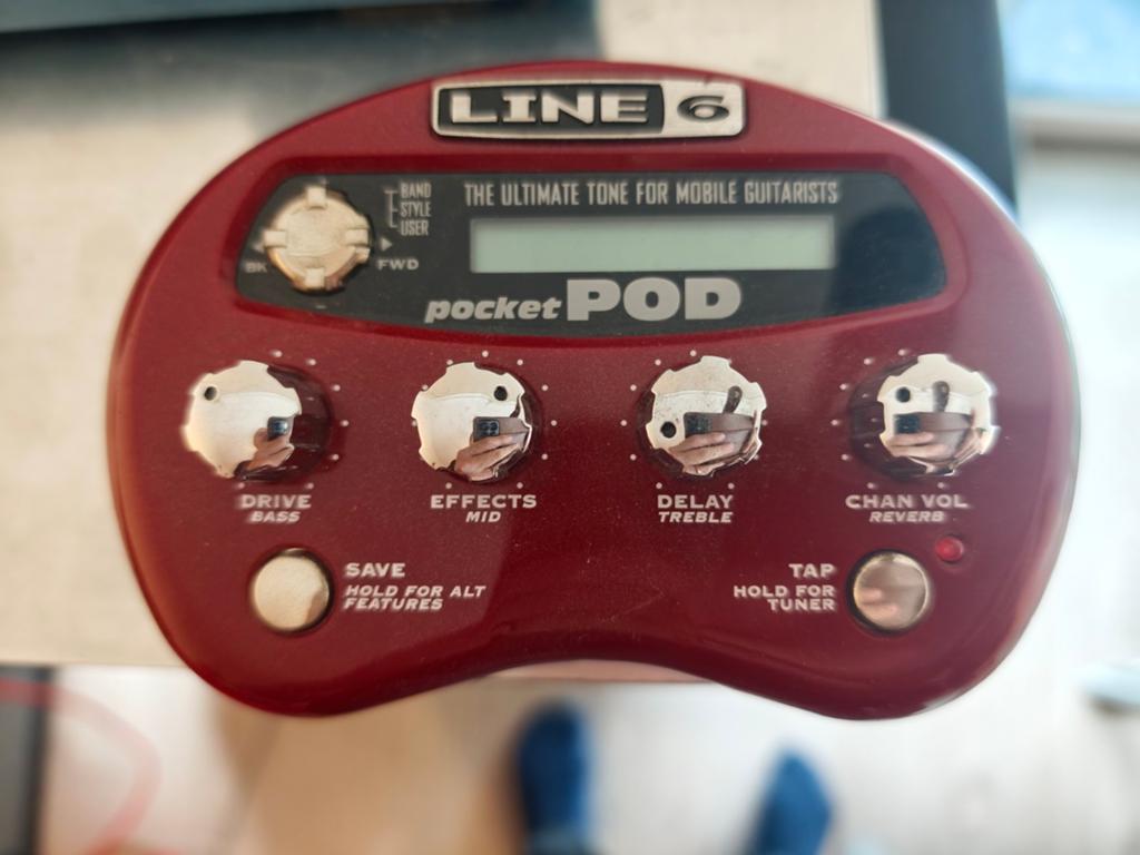 Line6 pocket pod, Ophalen