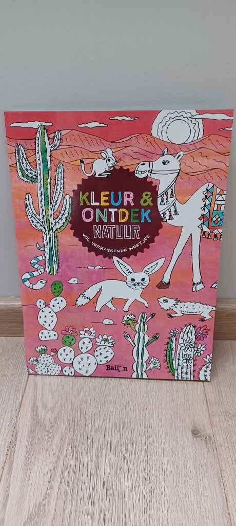 Kleur- en ontdekboek Natuur - Ballon - 5+ - NIEUW!, Ophalen of Verzenden, Nieuw, Knutselen