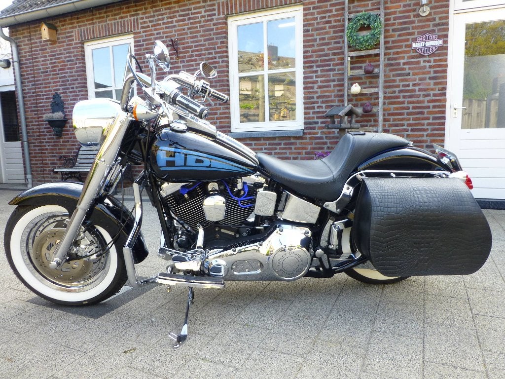 Te koop een zeer mooie HD Fatboy EVO uit het jaar 1991., Motoren, Motoren | Harley-Davidson, 2 cilinders, Sportuitlaat, Occasion