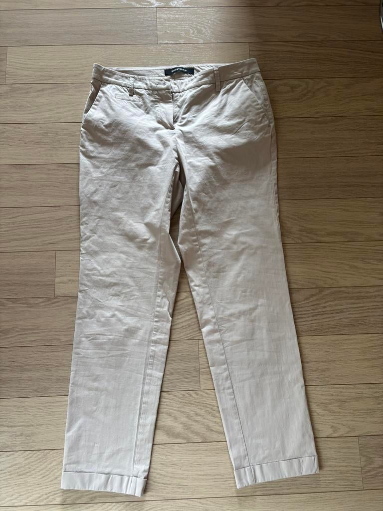 Beige katoenen broek Repeat, Kleding | Dames, Maat 38/40 (M), Verzenden, Beige, Lang