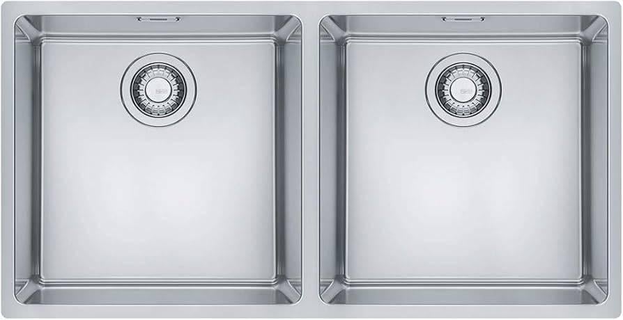 Dubbele spoelbak Franke MRX 120-40-40 RVS nieuw, Ophalen, Overige kleuren, Nieuw, 50 tot 100 cm