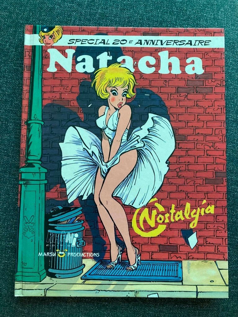 BD Natacha – Spécial 20ans : Nostalgia (EO 1990), Walthery, Enlèvement ou Envoi, Une BD, Utilisé