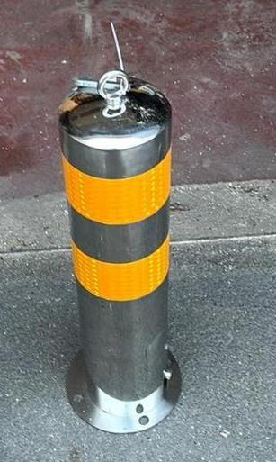 Afbakeningspaal 55 cm, wegneembaar in rvs, Doe-het-zelf en Bouw, Hang- en Sluitwerk, Nieuw, Ophalen