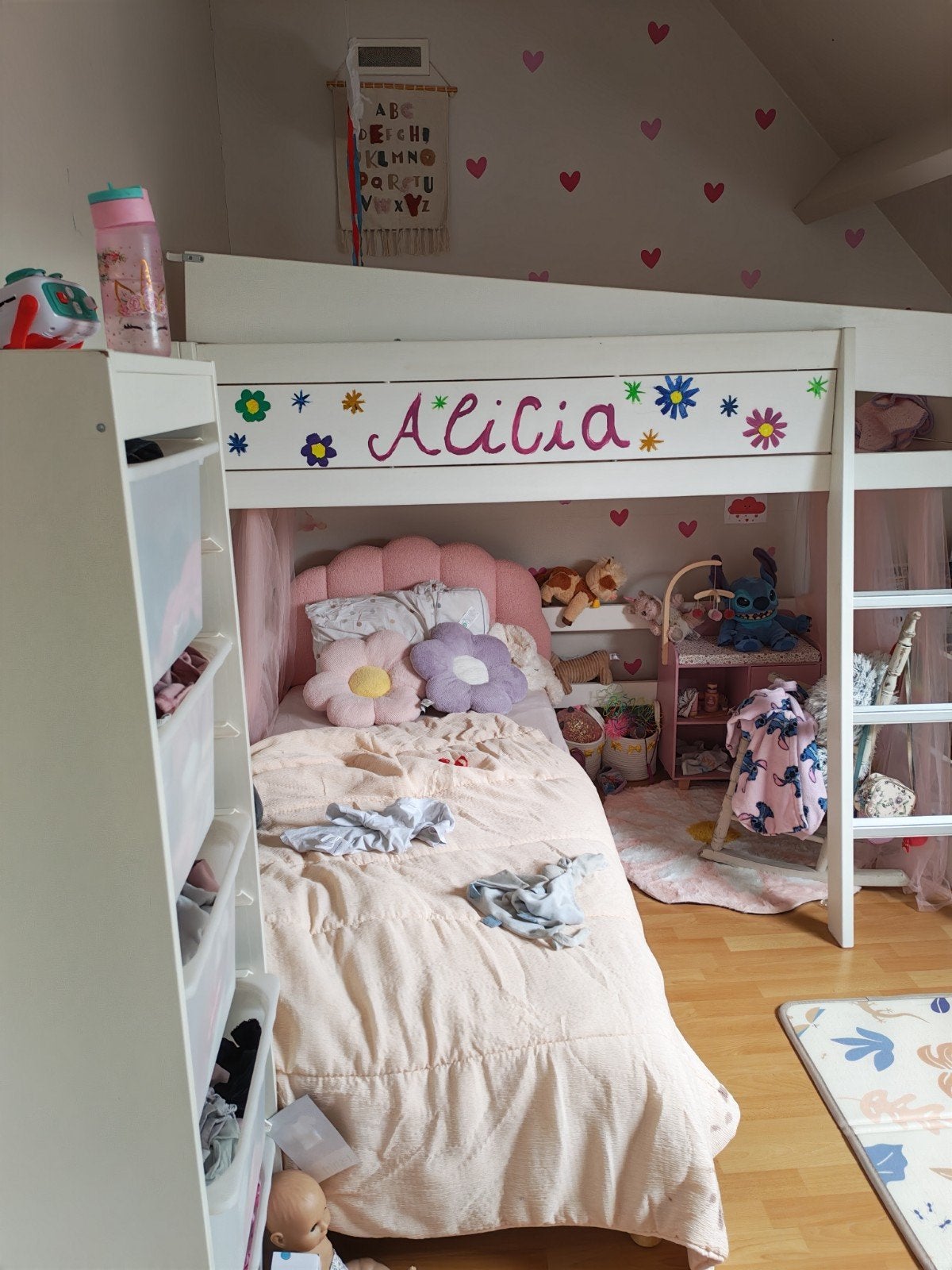verhoogd bed, Enlèvement