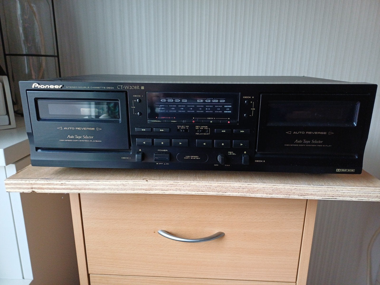 Pioneer CT-W208R dubbel cassette, Enlèvement, Double