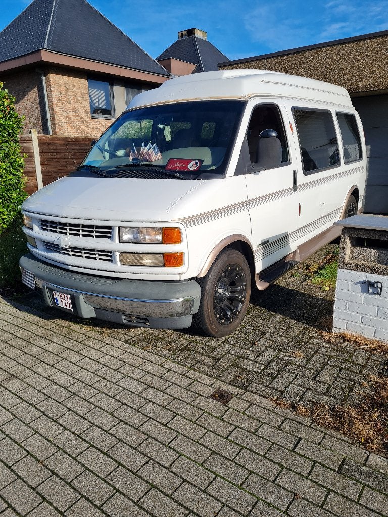 Chevy van, Auto's, Automaat, Achterwielaandrijving, Beige, Leder