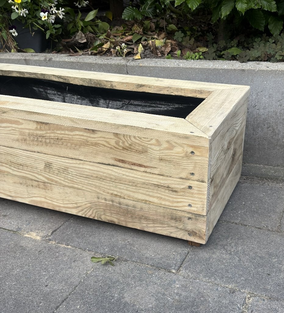 Plantenbak in geïmpregneerd grenen, Ophalen, Nieuw, Balkon, Rijkevorsel