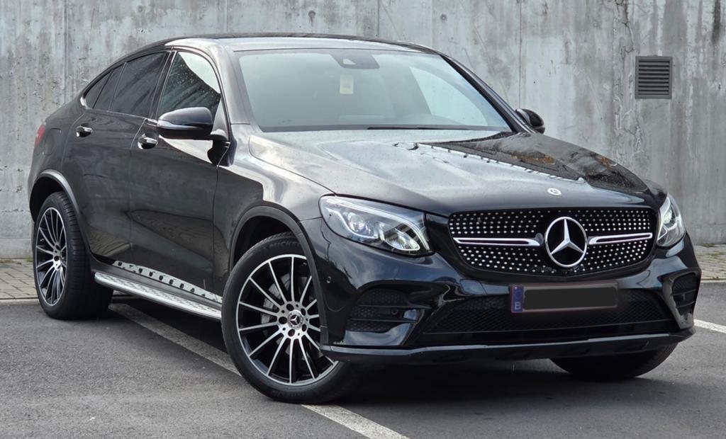 Mercedes Glc Coupe AMG Line, Auto's, Mercedes-Benz, Automaat, Euro 6, Zwart, Leder