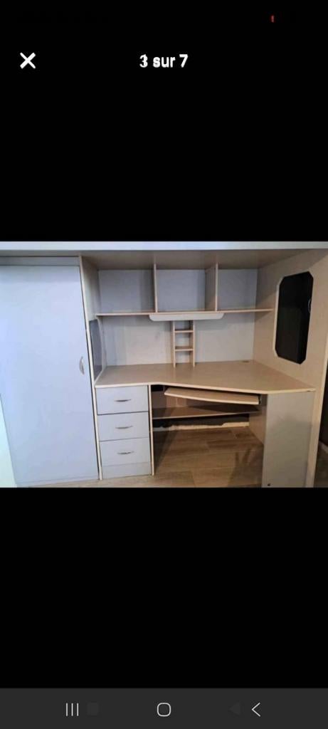 Lit avec bureau