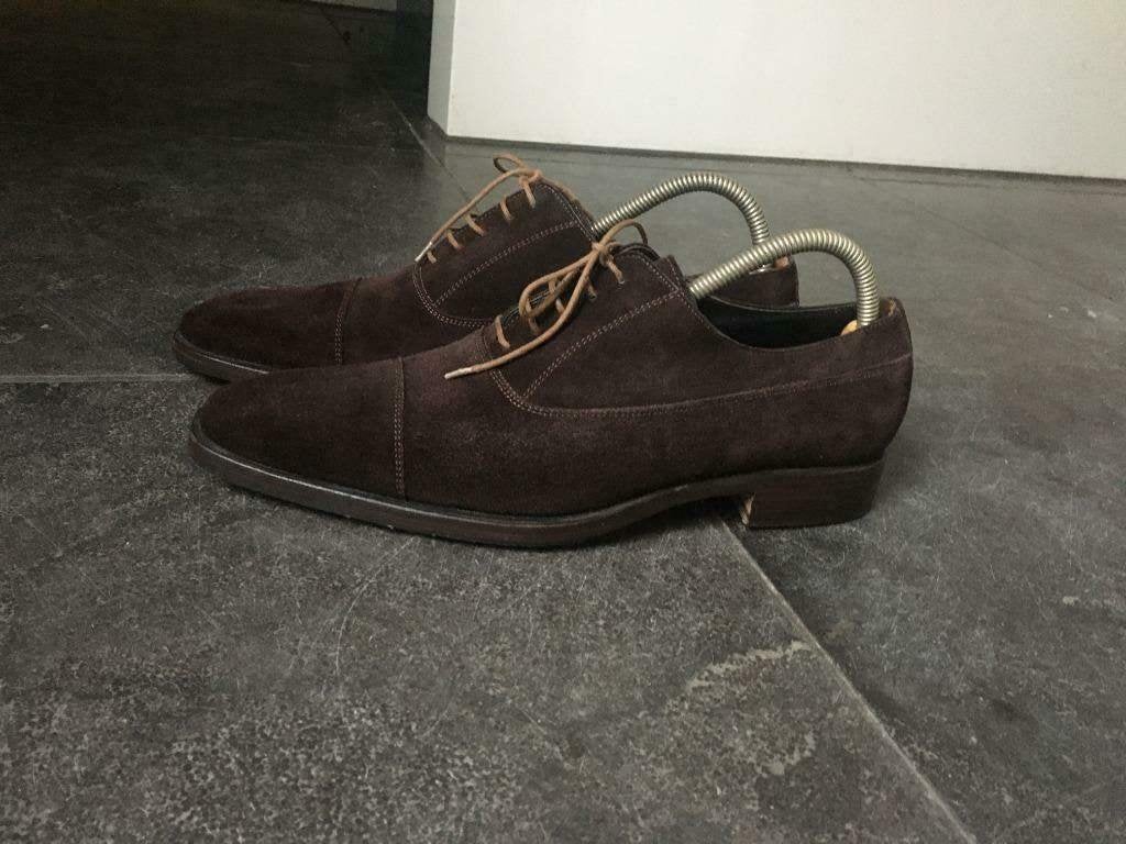 Italiaanse herenschoen. Hand made. Maat 41, Kleding | Heren, Ophalen of Verzenden, Zo goed als nieuw, Veterschoenen, Fratelli Borgiole