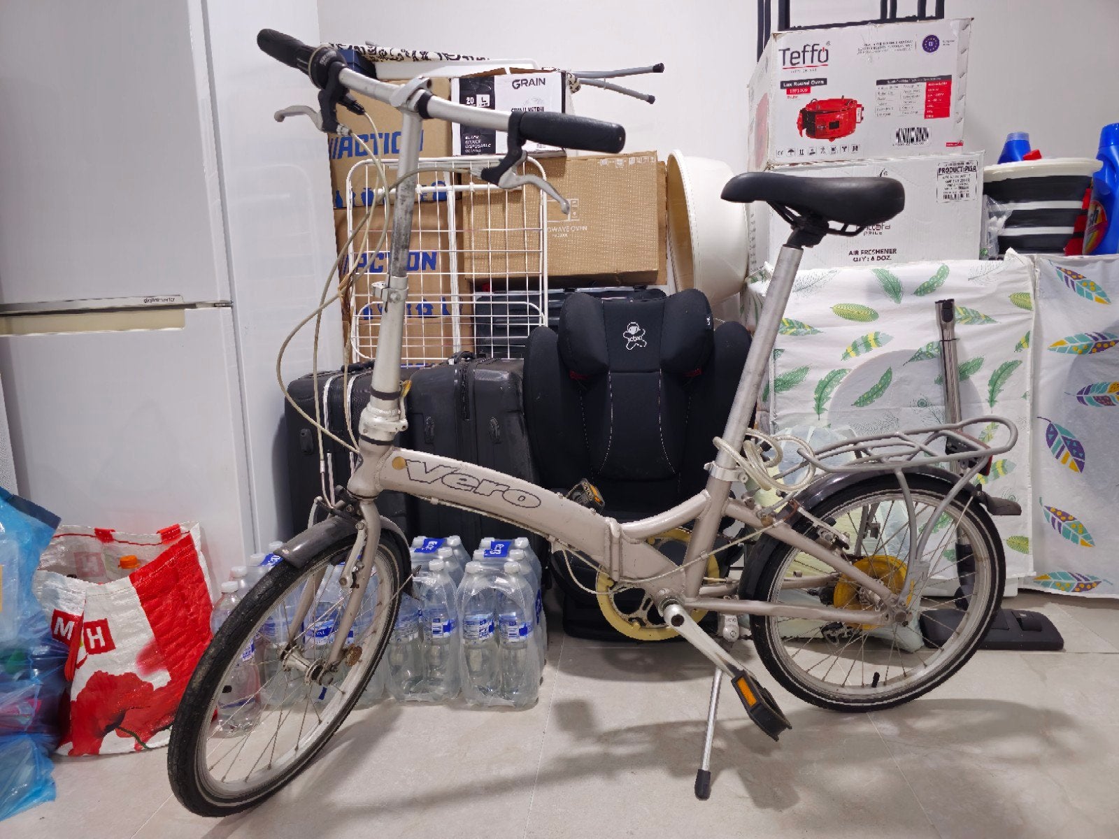 vero vouwfiets, 20 inch of meer, Velgrem, Versnellingen, Zo goed als nieuw