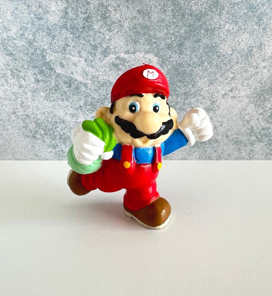 Figurine Mario avec navet - Applause 1989, Gebruikt, Applause, Aucun, Ophalen of Verzenden