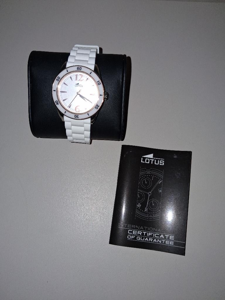LOTUS horloge met certificaat, Overige merken, Staal, Polshorloge, Kunststof