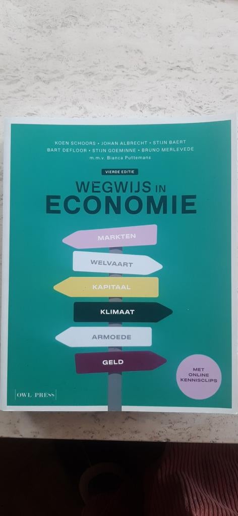 Wegwijs in de Economie. Nieuw. Niet gebruikt, Ophalen
