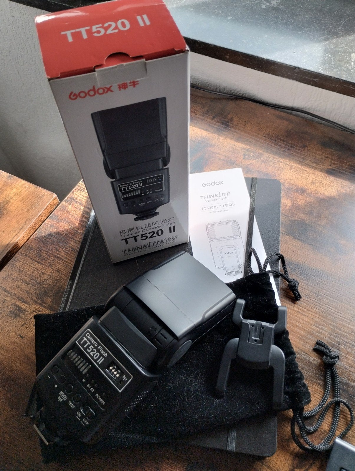Godox Thinklite Camera Flash TT520 II – NEUF, jamais utilisé, TV, Hi-fi & Vidéo, Photo | Flash, Enlèvement ou Envoi, Godox, Diffuseur