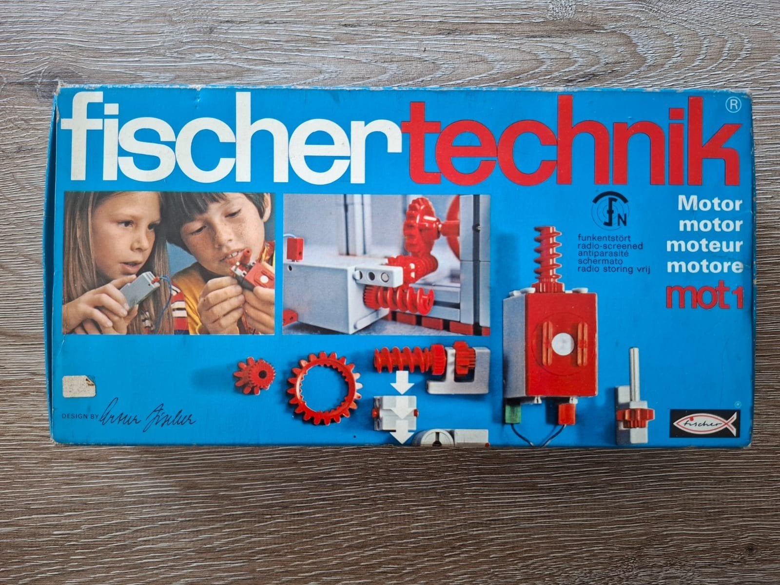 ensemble moteur et transmission Fischertechniek vintage, Enlèvement ou Envoi