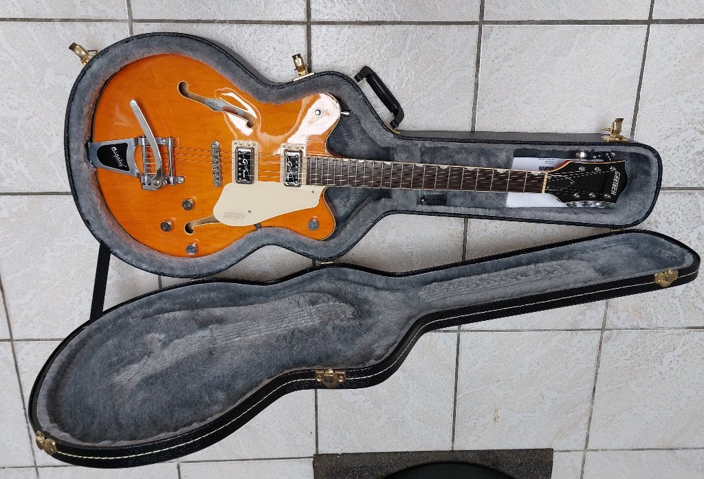 Gretsch G5622T Electromatic met Bigsby, Muziek en Instrumenten, Ophalen, Zo goed als nieuw, Semi-solid body, Overige merken