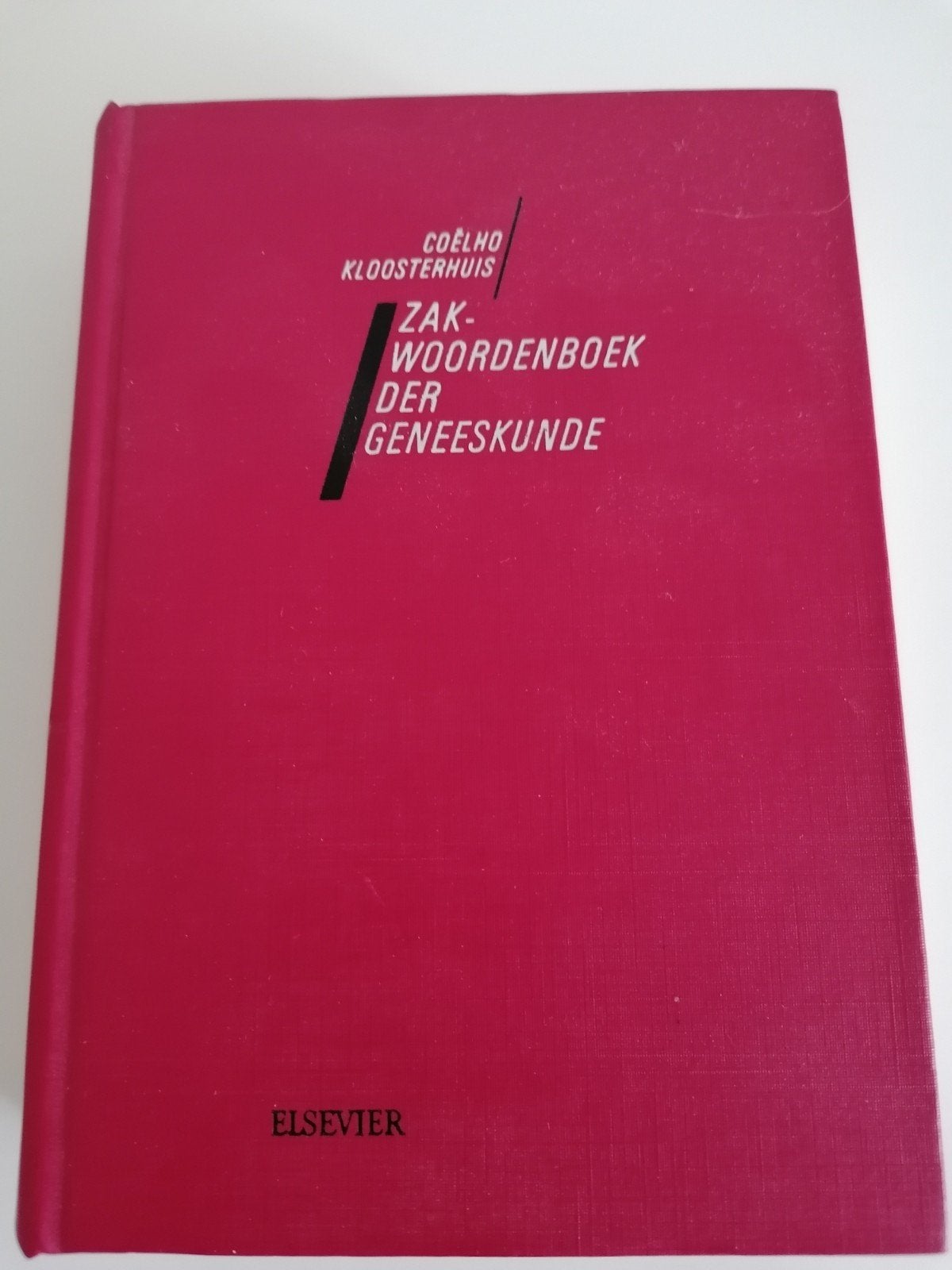 Zakwoordenboek der Geneeskunde, Boeken, Ophalen of Verzenden, Gelezen, Hoger Onderwijs, Coëlho-Kloosterhuis
