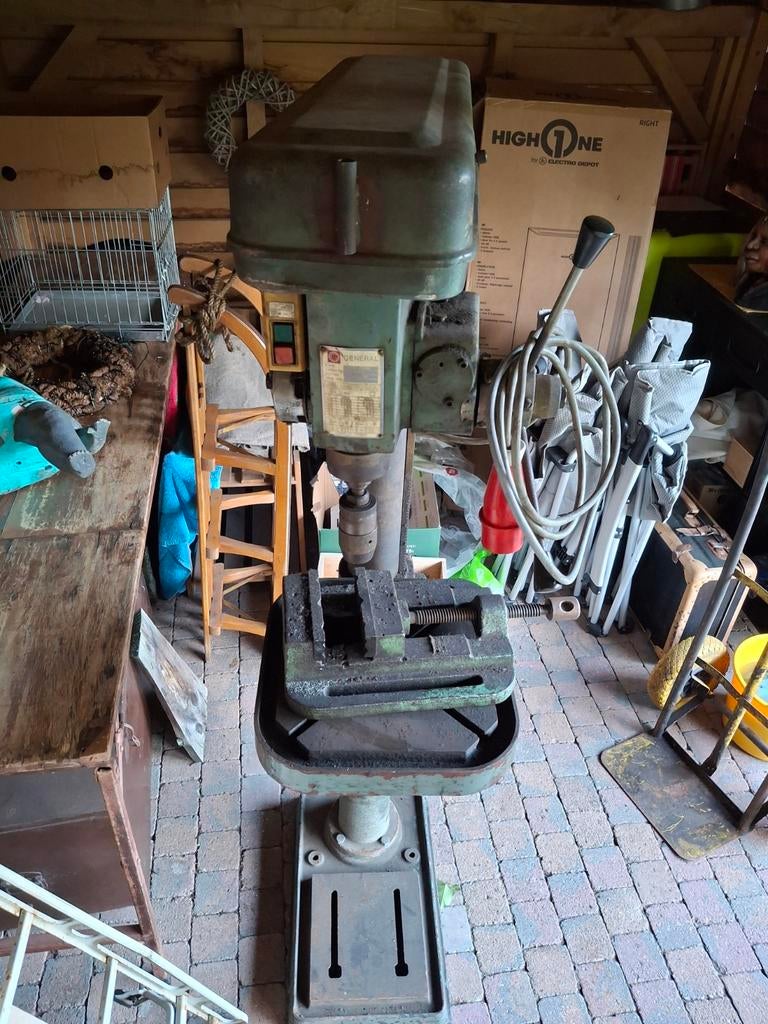 Kolomboormachine, Ophalen, Kolomboormachine